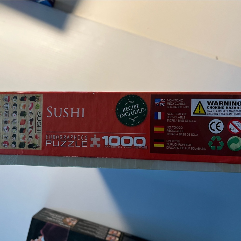1000 Piece EuroGraphics “Sushi” Jigsaw Puzzle - Picture 4 of 5